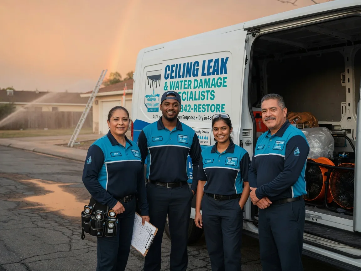 Ceiling Leak Cleanup company in Coral, PA